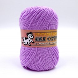Пряжа Колор Сити Милк Коттон (Color City Milk Cotton) 57 сиреневый
