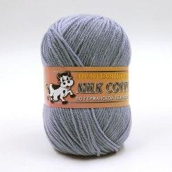 Пряжа Колор Сити Милк Коттон (Color City Milk Cotton) 29 серо-голубой