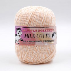 Пряжа Колор Сити Милк Коттон (Color City Milk Cotton) 26 персиковый
