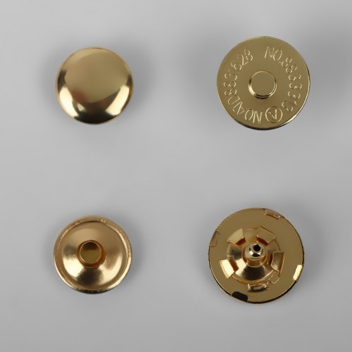 Кнопки установочные, магнитные, d = 14 мм, цвет золотой арт. 10198305