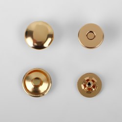 Кнопки установочные, магнитные, d = 10 мм, цвет золотой арт. 10198303