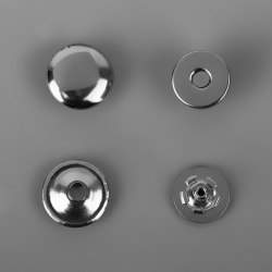 Кнопки установочные, магнитные, d = 10 мм, цвет серебряный арт. 10198302