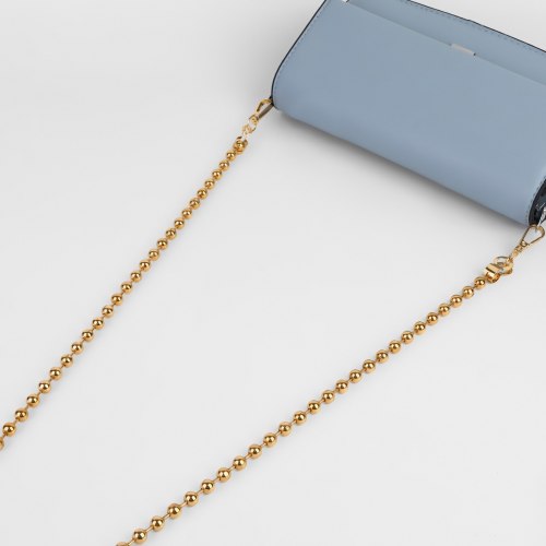 Цепочка для сумки, с карабинами, d = 8 мм, 120 см, цвет золотой арт. 9898292