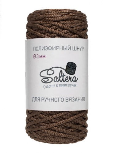 Шнур полиэфирный Saltera какао 3 мм.