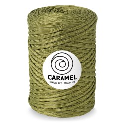 Полиэфирный шнур Caramel цвет Зелёный чай 200 м.