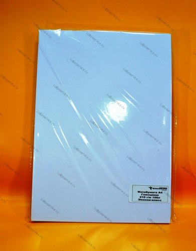 Фотобумага Глянцевая, А4, 210гр. (100 листов) Эконом-класс