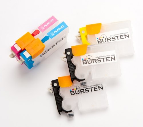Нано-картриджи BURSTEN 2- го поколения SC10 для принтеров EPS T 1100 (2xT731HN, T1032 - T1034) x5, с