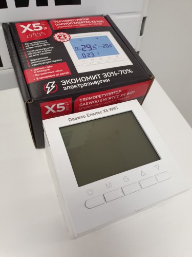Терморегулятор daewoo-enertec X5 wi-fi white 2020