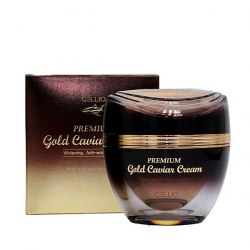 Премиальный крем для лица с экстрактом икры и золотом Dr. Cellio Premium Gold Caviar Cream 50мл