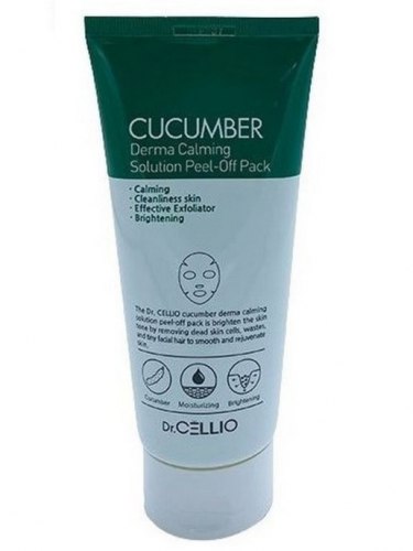 Отшелушивающая маска с экстрактом огурца Dr. Cellio Cucumber Derma Calming Solution Peel Off Pack, 180 мл