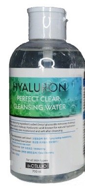 Очищающая вода с гиалуроновой кислотой (с помпой-дозатором под ватный диск) Dr. Cellio Hyarulon Perfect Clear Cleansing Water 700мл