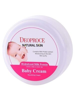 Крем питательный с гидролизованным молочным протеином DEOPROCE NATURAL SKIN BABY CREAM 100мл