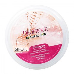 Крем для лица и тела с морским коллагеном DEOPROCE Natural Skin Collagen Nourishing Cream 100 мл