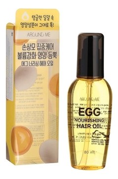 Питательное масло для волос WELCOS Around Me Egg Nourishing Hair Oil 80мл