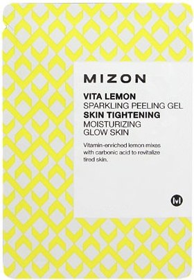 Витаминный пилинг скатка с экстрактом лимона MIZON Vita Lemon Sparkling Peeling Gel пробник