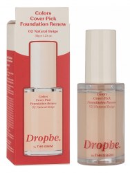 Тональная основа THE SAEM Drop Be Colors Cover Pick Foundation Renew 02 Natural Beige 35g
