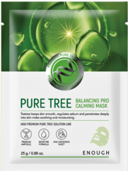 Маска тканевая с экстрактом чайного дерева Enough Pure Tree Balancing Pro Calming Mask, 25 г