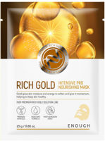Тканевая маска с золотом Enough Rich Gold Intensive PRO Nourishing Mask Pack
