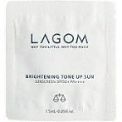 Крем для лица солнцезащитный (SACHET) LAGOM BRIGHTENING TONE UP SUN (spf50+, pa++++) 1.5mL