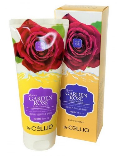 Пенка для умывания с экстрактом розы Dr. Cellio G70 Flower Garden Rose Foam Cleansing, 100 мл