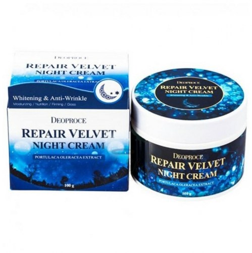 Крем для лица ночной восстанавливающий DEOPROCE Repair Velvet Night Cream 100мл