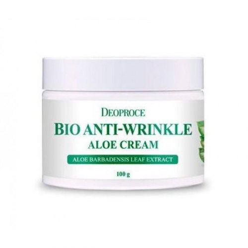 Крем для лица с экстрактом алоэ вера DEOPROCE Bio Anti-Wrinkle Aloe Cream 100г