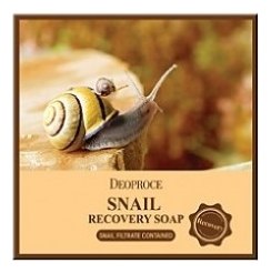 Мыло для лица с улиточным муцином DEOPROCE Snail Recovery Soap 100г