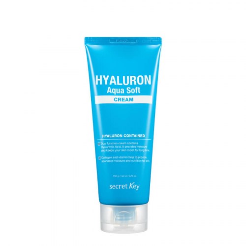 Увлажняющий крем для лица с гиалуроновой кислотой SECRET KEY Hyaluron Aqua Soft Cream 150мл