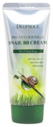 BB крем для лица с муцином улитки DEOPROCE Bio Anti-Wrinkle Snail Cream SPF50+ PA+++ 60г