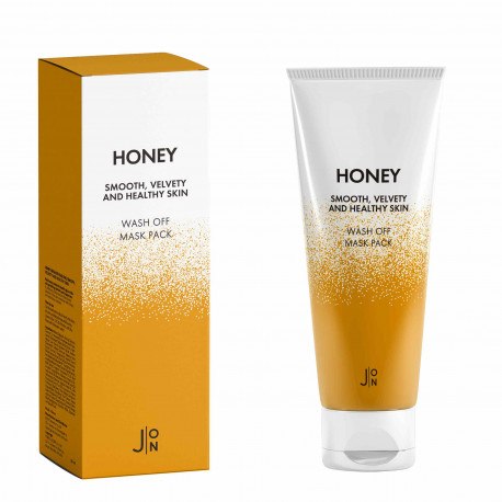МЕД Маска для лица J:ON Honey Smooth Velvety and Healthy Skin Wash Off Mask Pack, 50 мл