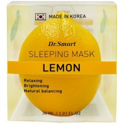 Ночная крем - маска с экстрактом лимона тонизирующая Dr. Smart by Angel Key,30мл