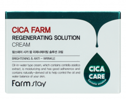 Крем для лица с центеллой азиатской, пробник FARM STAY Cica Farm Regenerating Solution Cream, 1гр