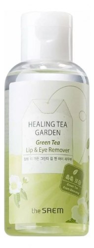 Средство для снятия макияжа с глаз и губ THE SAEM Healing Tea Garden Green Tea Lip & Eye Remover 150мл