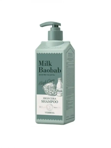Шампунь для волос с ароматом вербены Milk Baobab High Cera Shampoo Verbena 500m