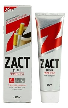 Зубная паста отбеливающая LION Zact Plus More Than White 150г