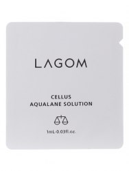 Сыворотка для лица глубокоувлажняющая с ферментированным скваланом (SACHET) LAGOM CELLUS AQUALANE SOLUTION 1mL