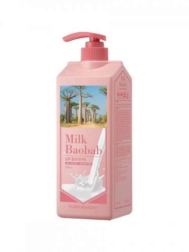 Шампунь для волос парфюмированный с цветочным ароматом Milk Baobab Shampoo Flora Bouquet 1000ml