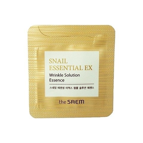 Эссенция антивозрастная (Пробники) THE SAEM Snail Essential EX Wrinkle Solution Essence 1мл*10