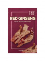 Маска альгинатная с экстрактом женьшеня THE SAEM Natural REd Ginseng Mask Sheet 21мл
