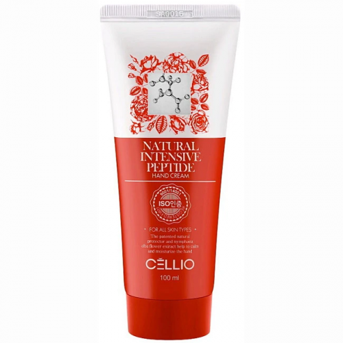 Крем для рук с пептидами Dr. Cellio NATURAL INTENSIVE PEPTIDE HAND CREAM,100мл