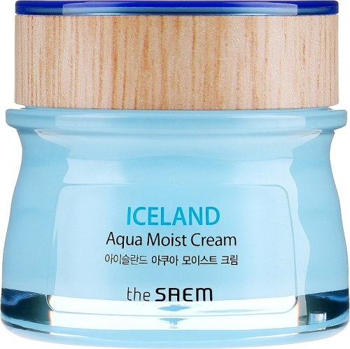 Крем для лица увлажняющий THE SAEM Iceland Aqua Moist Cream 60мл
