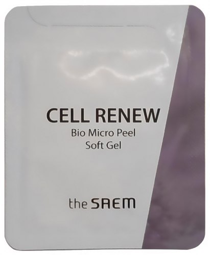 Пилинг-скатка с растительными стволовыми клетками THE SAEM Cell Renew Bio Micro Peel Soft Gel |пробник|