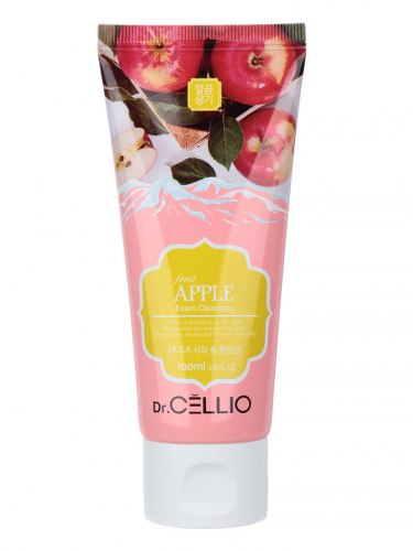 Пенка для лица с экстрактом яблока Dr. Cellio G70 FRUIT APPLE FOAM CLEANSING