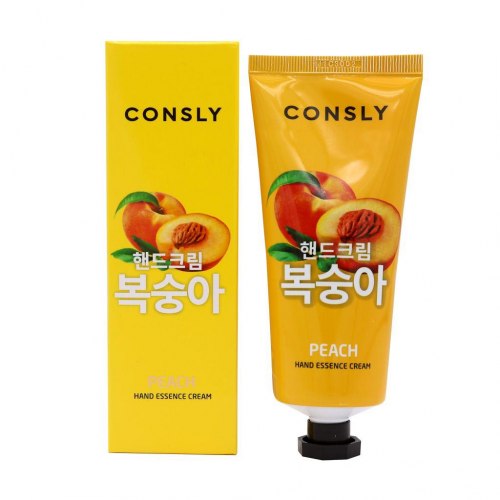 Крем-сыворотка для рук с экстрактом персика CONSLY Peach Hand Essence Cream, 100мл