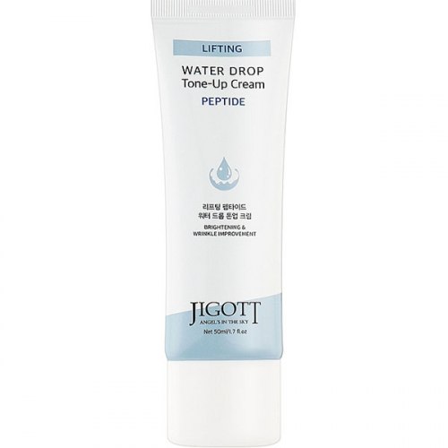 Крем-лифтинг для кожи лица с пептидами JIGOTT Lifting Peptide Water Drop Tone Up Cream, 50ml