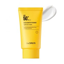 Солнцезащитный легкий крем THE SAEM Eco Earth Light Sun Cream SPF50+ PA+++ - 50 гр