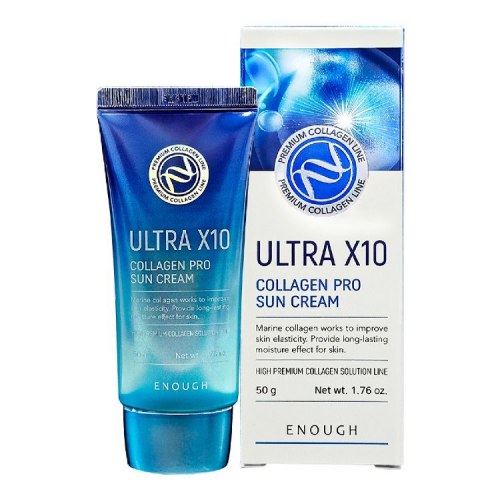 Крем для лица солнцезащитный с морским коллагеном Enough Ultra X10 Collagen Pro Sun Cream [50g]