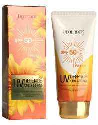 Крем солнцезащитный для лица и тела DEOPROCE UV Defence Sun Protector SPF50+ PA+++ 70г