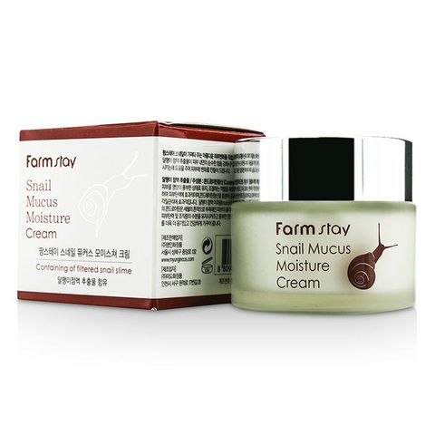 Крем для лица увлажняющий улиточный FARM STAY Snail Mucus Moisture Cream 50гр