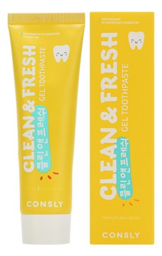 Гелевая зубная паста с экстрактом лемонграсса и медом CONSLY Clean & Fresh Gel Toothpaste 105г